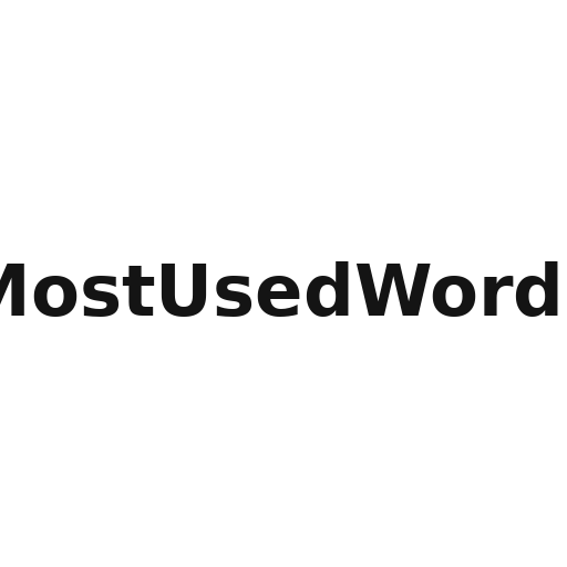 MostUsedWords Coupons and Promo Code